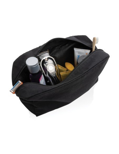 Beauty case in canvas riciclato 285 gm2 non tinto Impact Awa
